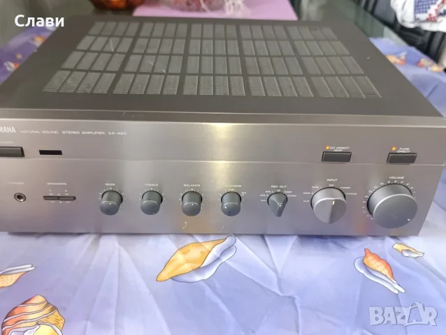 Усилвател YAMAHA AX-490 , снимка 5 - Ресийвъри, усилватели, смесителни пултове - 55614447