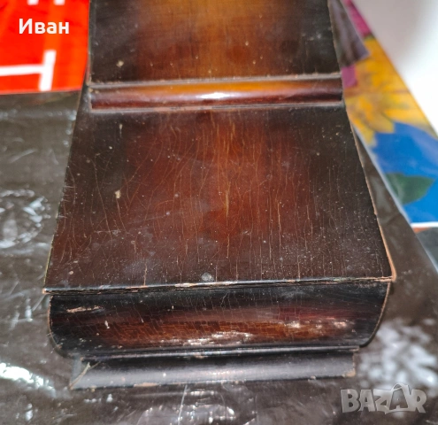 Немски каминен часовник, работещ, снимка 6 - Антикварни и старинни предмети - 54913463