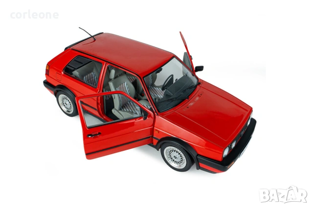 Volkswagen Golf 2 GTI 1989 VW - мащаб 1:18 на Solido моделът е нов в кутия, снимка 10 - Колекции - 55148705