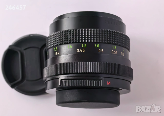 Немски обектив МС PENTACON 50 мм  f/1.8 - М42, снимка 3 - Обективи и филтри - 54545208