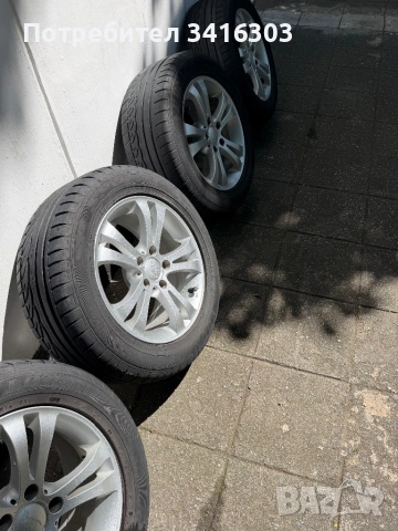 Джанти 16 5х112 + Гуми Dunlop SP Sport, снимка 6 - Гуми и джанти - 54574244