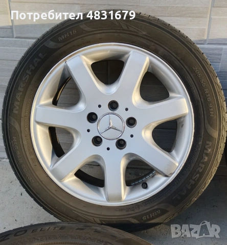 Джанти за Мерцедес 16 цола, снимка 5 - Гуми и джанти - 54597123