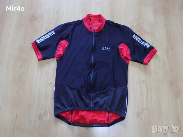 вело джърси gore bike windstopper тениска екип шосейно колоездене мъжкко оригинал L