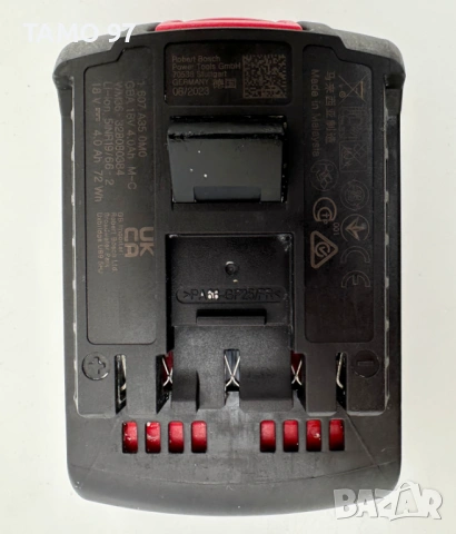 BOSCH GBA 18V 4.0Ah - Акумулаторна батерия 18V 4.0Ah AMP Share 2023г., снимка 3 - Други инструменти - 54527488
