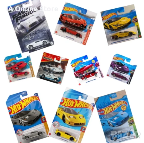 Hot Wheels Bugatti Chiron/Veyron, Lamborghini, Maserati, Pagani, Alfa, снимка 2 - Колекции - 52233174