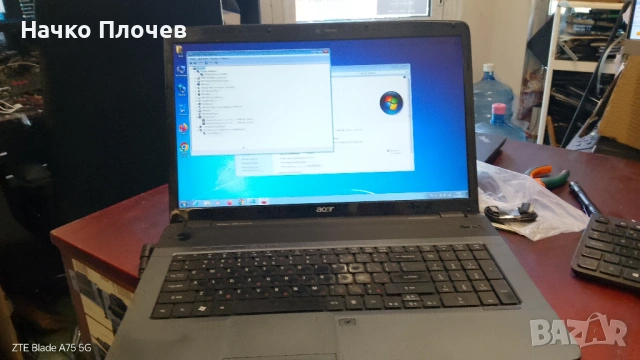 Продавам 17.3" лаптоп Acer Aspire 7736Z – Голям екран и перфектна работа, снимка 4 - Лаптопи за работа - 54408949