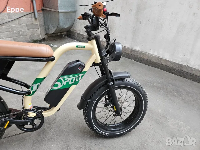 Продавам мощен електрически Fat Bike Onesport W66 (500W) – Като нов!, снимка 6 - Велосипеди - 55588087