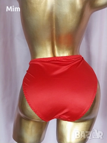 XL/2XL Червена сатенена бикина , снимка 2 - Бельо - 54176833