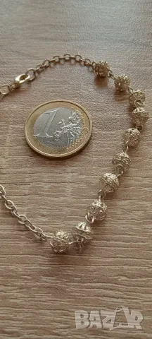 Гривна. Сребърна, Позлатена гривна. , снимка 9 - Гривни - 53367270