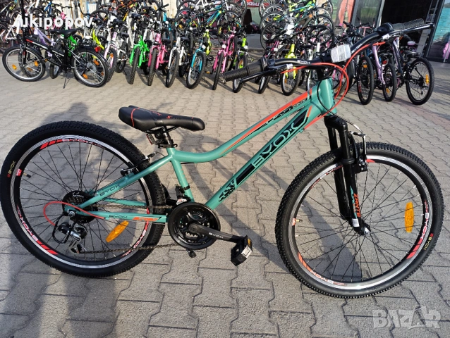 X Велосипед 24" ZANTE зелен, снимка 2 - Велосипеди - 54398308