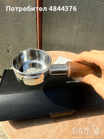 Bottomless Portafilter с дървена дръжка – 58 мм, снимка 3 - Други - 55138953