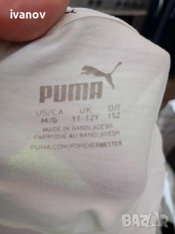 Детска тениска Puma 11-12 Y, снимка 4 - Детски тениски и потници - 55077165
