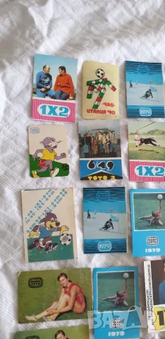 Календарчета футболни и спортни -1973г.-1995година, снимка 5 - Колекции - 55666699