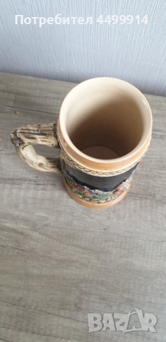 Стара порцеланова халба, снимка 4 - Антикварни и старинни предмети - 54188887