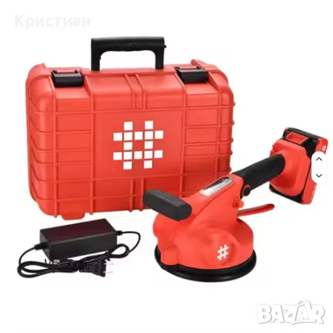 Вакуумна вендуза виброчук Shijing 9392 с 2 батерии, снимка 2 - Куфари с инструменти - 55628088