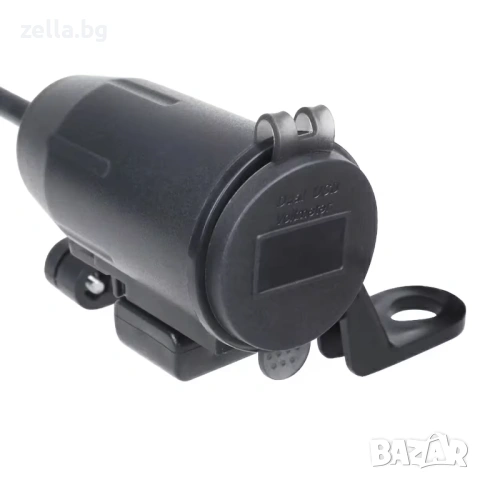 USB зарядно за мотоциклет QC 3.0 36W с LED волтметър – Двоен мото порт, бързо зареждане 10275, снимка 7 - Друга електроника - 54662171