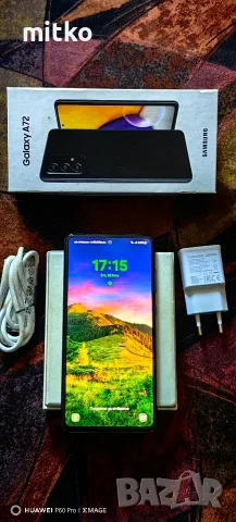 SAMSUNG GALAXY A72-Перфектно състояние.Пълен комплект , снимка 7 - Samsung - 55448651