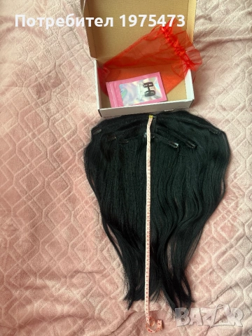 100% естествена коса, снимка 3 - Аксесоари за коса - 54391481