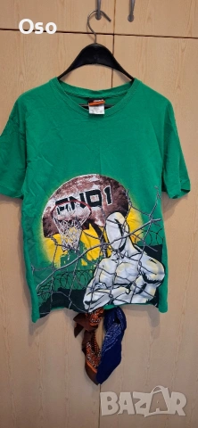 Голям мъжки лот 11 части – тениски, блуза и потници (Основно XL / 2XL) – 100% памук, снимка 3 - Тениски - 55080303