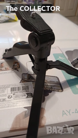 Vlogging комплект за YouTube, TikTok видеоклипове, сгъваем статив за пистолет, микрофон, снимка 2 - Чанти, стативи, аксесоари - 54946517