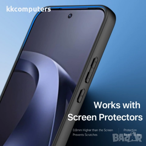 DUX DUCIS Aimo Series Прозрачен Калъф със Скрийн Протектор за Xiaomi 17T Pro – Черен, снимка 7 - Резервни части за телефони - 54846720