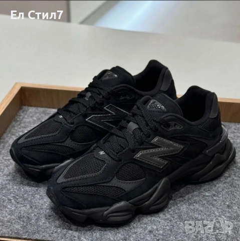 📌Маратонки New Balance 9060 „Triple Black 36 37 38 42 44 46 Цена 67€ Еконт, снимка 2 - Маратонки - 54627311