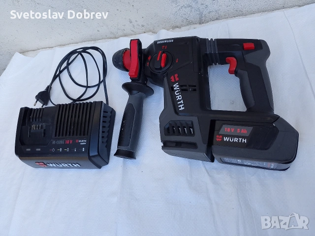 Безчетков акумулаторен перфоратор wurth 18v