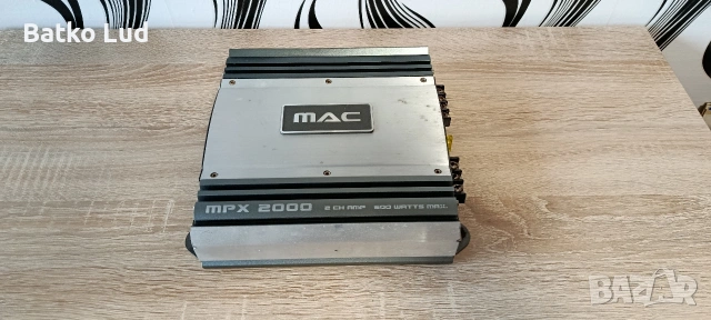 Усилвател Mac Audio MPX 2000, снимка 2 - Ресийвъри, усилватели, смесителни пултове - 55251868
