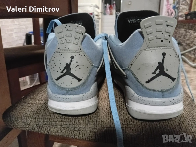 Jordan 4 retro sneakers blue, снимка 3 - Кецове - 55054340
