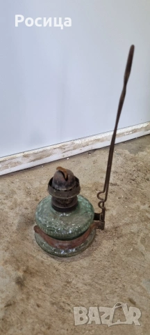 Стара газена лампа , снимка 2 - Антикварни и старинни предмети - 54035645
