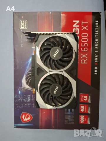 Видео Карта AMD Radeon RX 6500 XT, снимка 4 - Видеокарти - 54399739