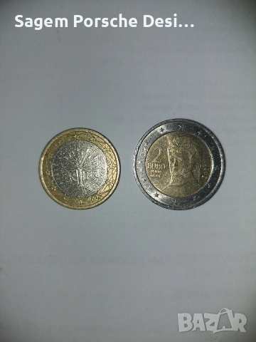 Монети 50 цента 1 euro 2 euro, снимка 13 - Нумизматика и бонистика - 54064826
