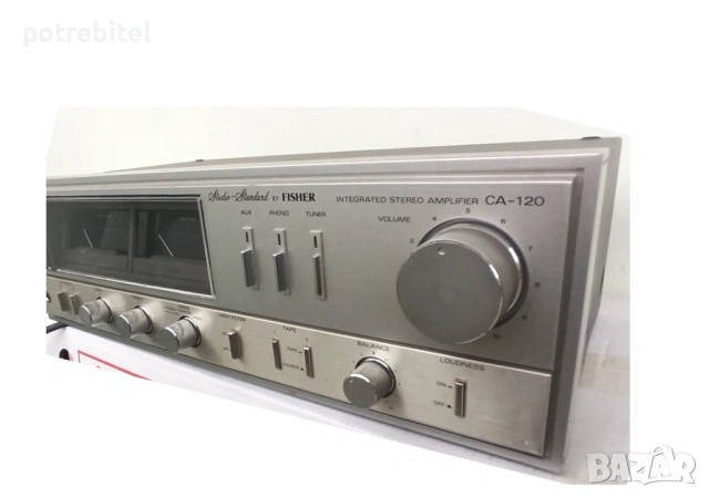 Усилвател Fisher CA-120 HiFi Integrated Stereo Amplifier, снимка 7 - Ресийвъри, усилватели, смесителни пултове - 54057135