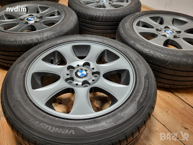 джанти 16" 5х120 BMW летни гуми 205/55/16, снимка 7 - Гуми и джанти - 54048237