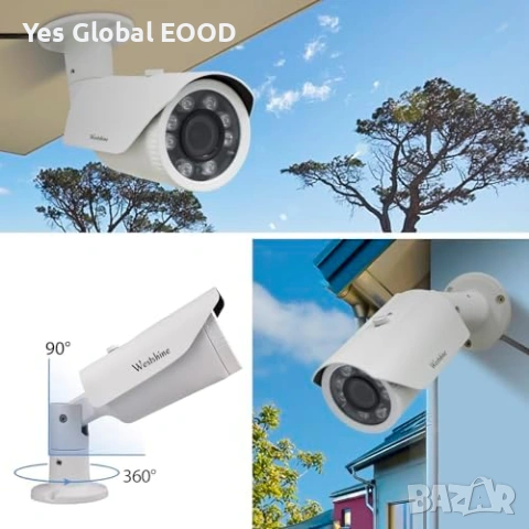 2MP външна камера 1080P варифокална IR 40м, снимка 4 - HD камери - 54144370