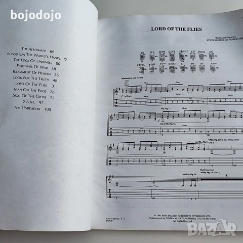 Iron Maiden - The X Factor Guitar Tab Edition , снимка 3 - Други музикални жанрове - 54725447