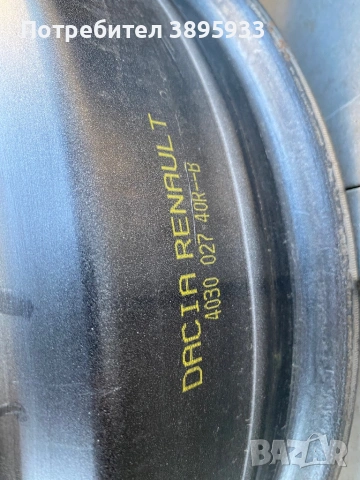 Оригинални джанти на Dacia Duster 16”, снимка 7 - Гуми и джанти - 54556850