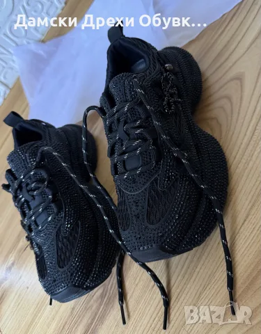 Дамски маратонки с камъчета по модел на Balenciaga , снимка 11 - Маратонки - 55051248
