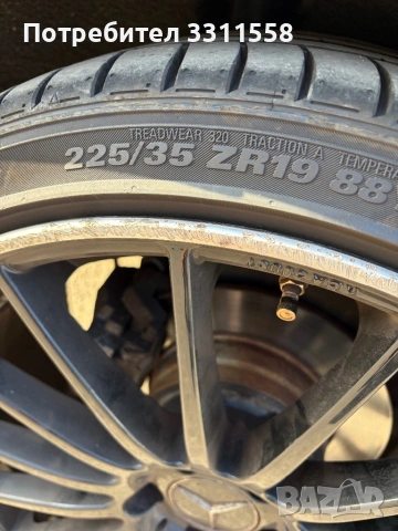 Джанти и гуми 225/35/19 Mercedes W204, снимка 5 - Гуми и джанти - 54707543