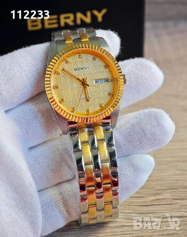 BERNY-Men Automatic Dress Watch - MIYOTA 8205 AUTOMATIC, снимка 2 - Мъжки - 54637497