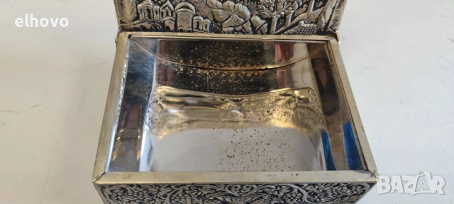 Стара кутия за бижута, снимка 3 - Антикварни и старинни предмети - 44323225