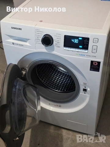 Пералня със сушилня Samsung WD80J6410AW В перфектно състояние, снимка 3 - Перални - 55235232