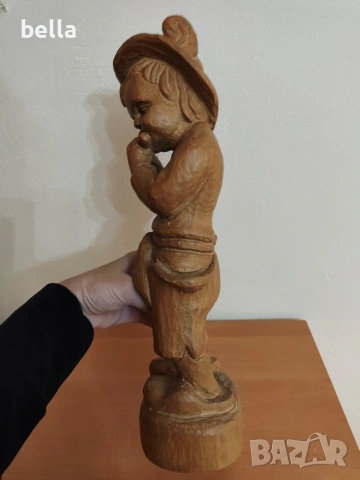 МАЙСТОРСКА ПЛАСТИКА (Овчарче с кавал), снимка 5 - Антикварни и старинни предмети - 54369337