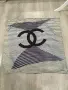 Chanel CC logo 100% шал коприна, снимка 3