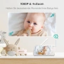 Чисто нов смарт Бебефон с Камера BOIFUN Baby 5S 5" LCD Дисплей 1080P HD WiFi App  , снимка 4