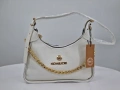 Michael Kors Нова Бяла Кожена Дамска Чанта, снимка 1