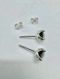 Сребърни обеци с мойсанит (Диамант) 1 карат, снимка 9