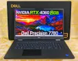 Dell Precision 7780/Core i7-13850HX/NVidia RTX Ada 2000 8GB/16GB RAM/512GB SSD/17.3 100% DCI-P3, снимка 1