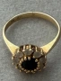 Старинен златен пръстен с естествени камъни , снимка 9