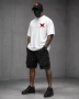 Мъжки Streetwear Комплект – Тениска, Карго Къси Панталони и Шапка, снимка 3